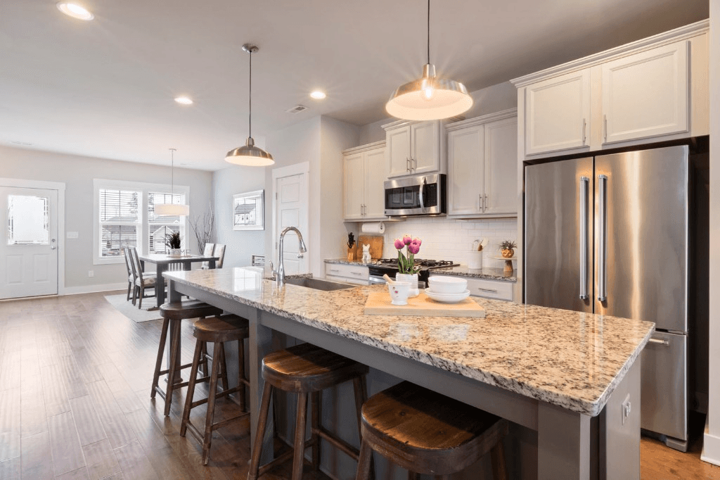 Spotless, empty modern kitchen ready for new occupants